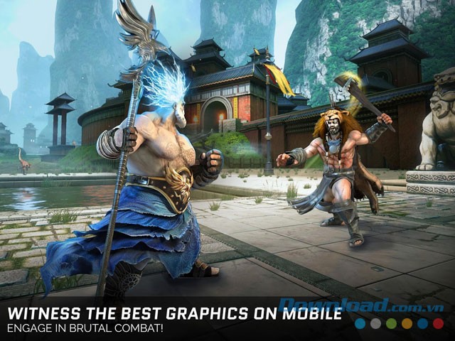 Đồ họa đỉnh cao trong game Gods of Rome