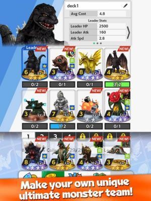 GODZILLA BATTLE LINE là game đại chiến quái vật hấp dẫn