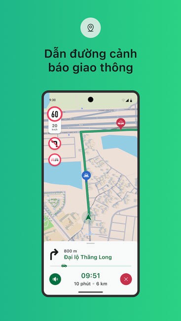 Dẫn đường cảnh báo giao thông