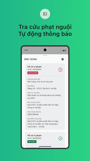 Tra cứu phạt nguội