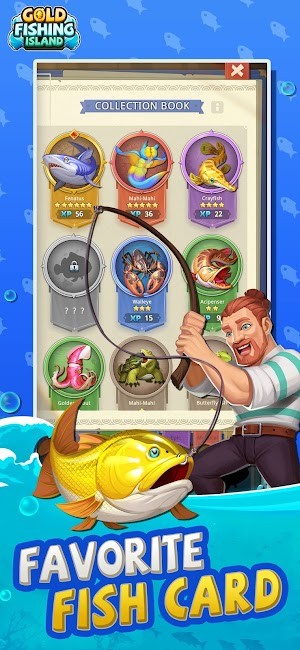 Thu thập các thẻ cá yêu thích