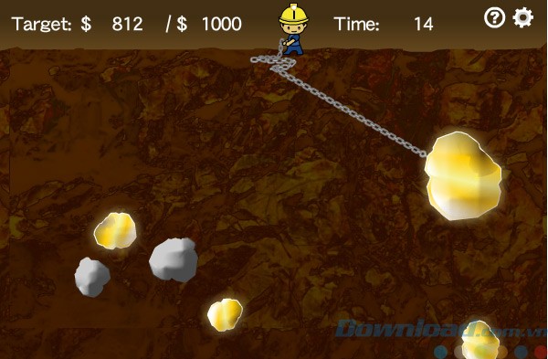 Cố gắng đào thật nhiều vàng