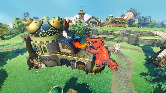 Xây dựng thành phố thịnh vượng và luyện quái trong game mô phỏng chiến lược Gold Gold Adventure Gold