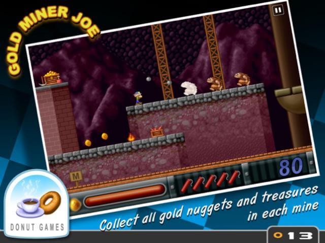 Thu thập tất cả kho báu và vàng bạc trong mỏ vàng