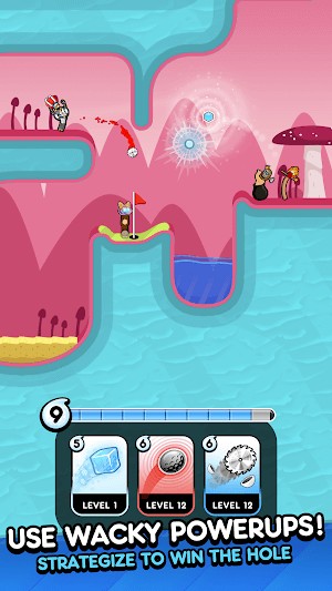 Sử dụng các power-up độc đáo