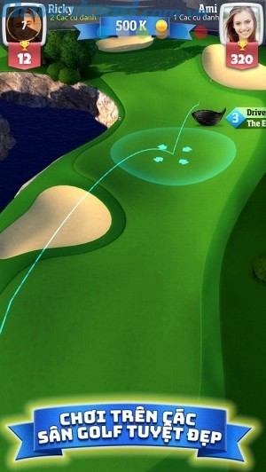 Chơi trên các sân golf tuyệt đẹp