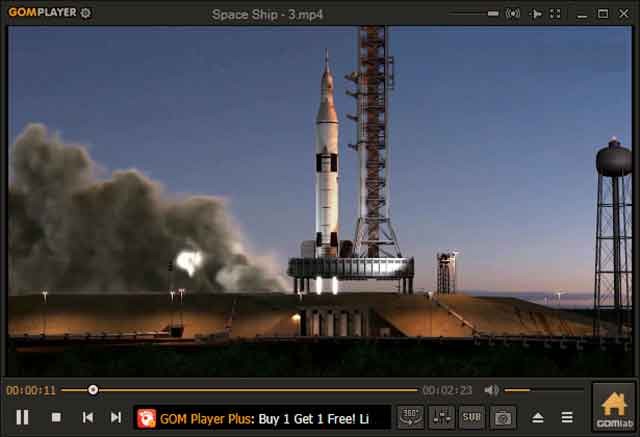 Giao diện GOM Player