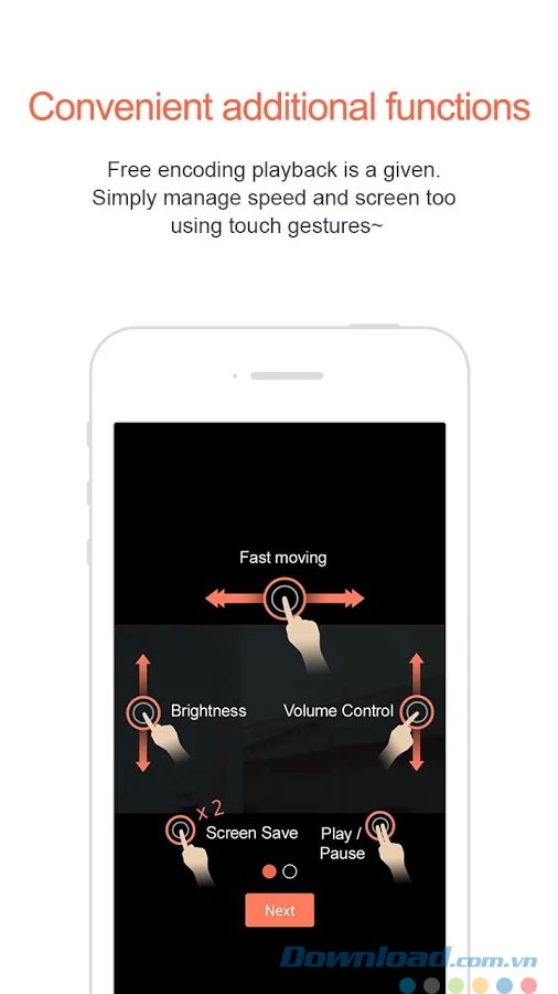 Các lựa chọn playback