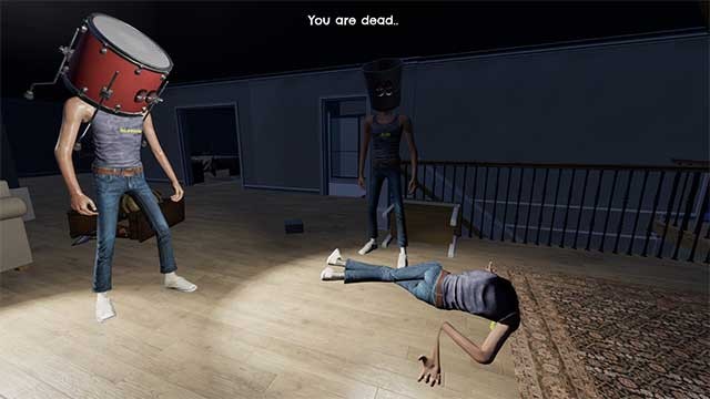 Hình ảnh các nhân vật với tạo hình đầu vui nhộn trong game