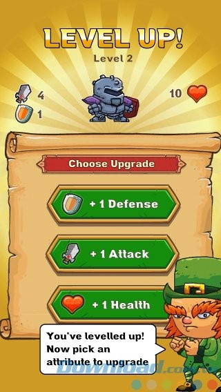 Lên cấp nhân vật và vũ khí