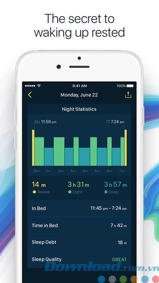 Thống kê chất lượng giấc ngủ