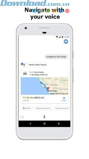 Chỉ đường bằng giọng nói