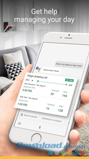 Trợ lý ảo Google Assistant cho iOS