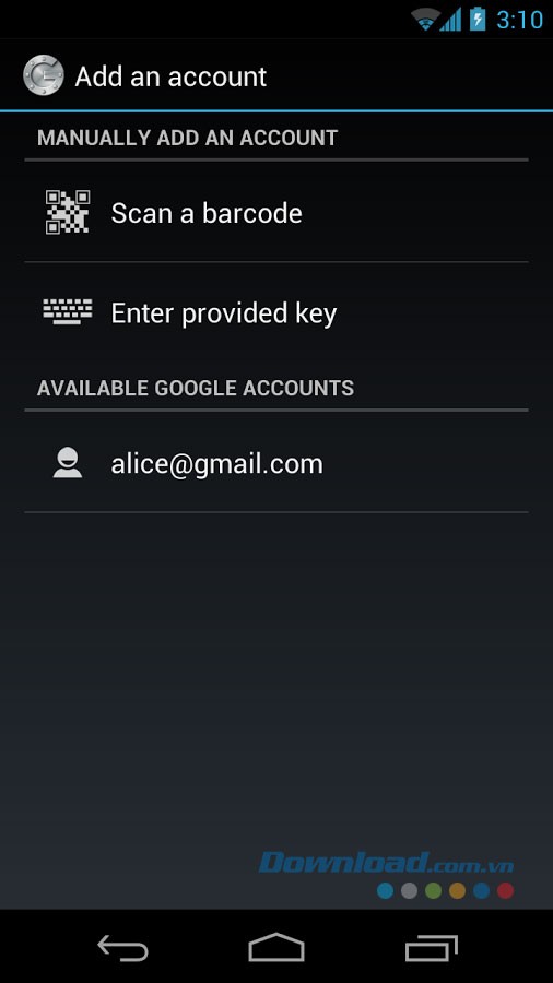 Google Authenticator for Android