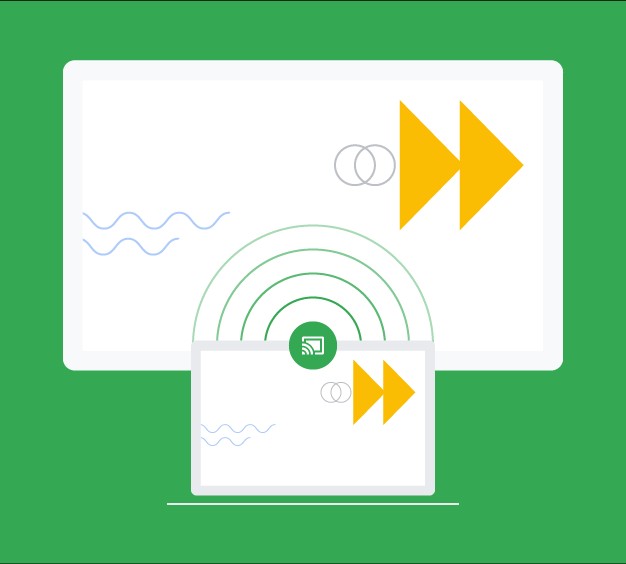 Truyền phát chrome trên màn hình lớn