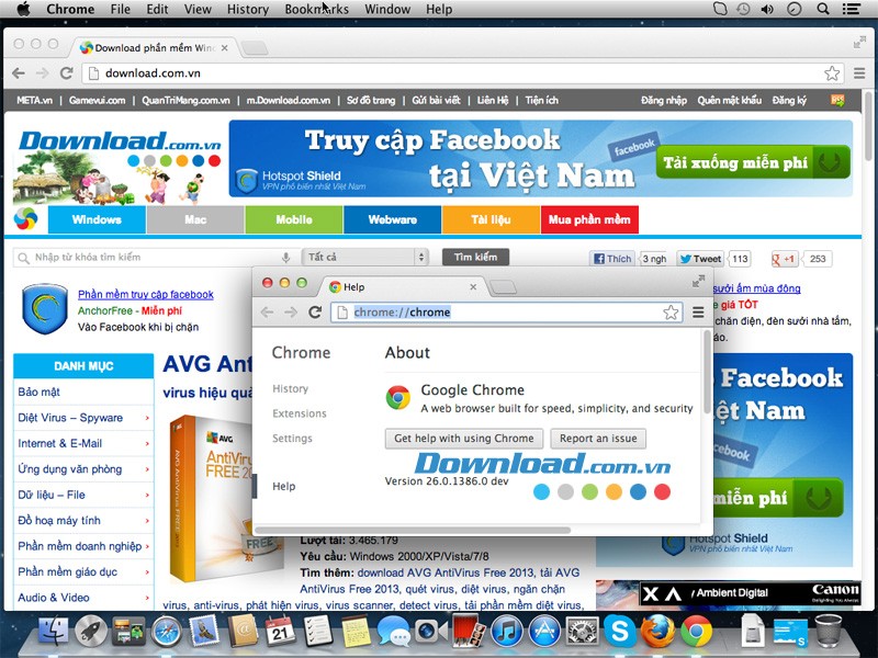 Google Chrome Dev for Mac