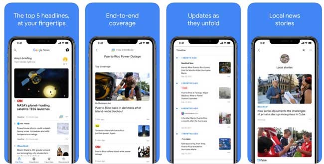 Cập nhật Google News cho iOS