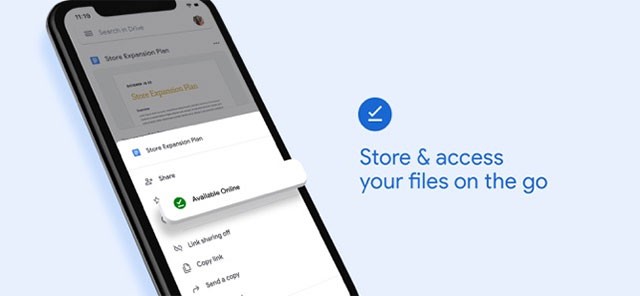 Google Drive for iOS hỗ trợ 15GB lưu trữ miễn phí trên đám mây