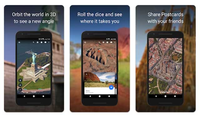 Khám phá toàn thế giới với thao tác vuốt ngón tay đơn giản trên màn hình