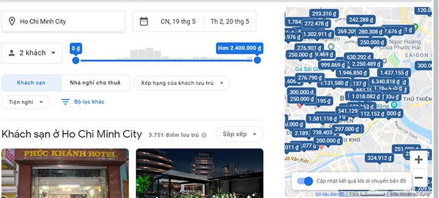 Tìm khách sạn giá rẻ, chất lượng tốt