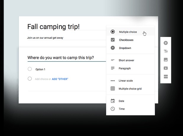 Chọn loại câu hỏi theo phong cách của bạn