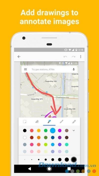 Ghi chú trực tiếp vào ảnh trên Google Keep cho Android