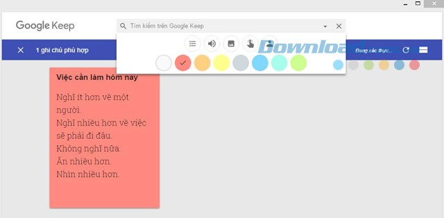 Tìm kiếm theo màu sắc