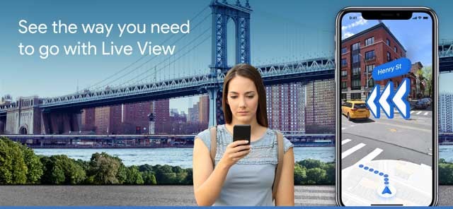 Xem tuyến đường bạn cần tới bằng tính năng AR Live View