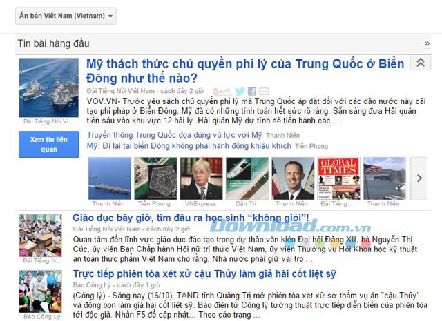 Tin tức tại Việt Nam