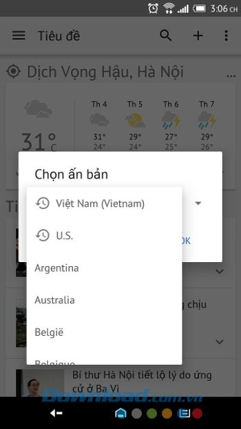 Google News & Weather hỗ trợ 60 ấn bản