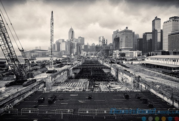 Hiệu ứng đen trắng với tone ấm