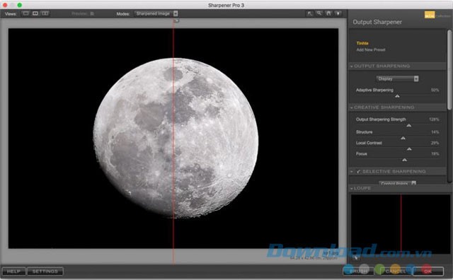 Mang lại độ nét cho ảnh với Sharpener Pro