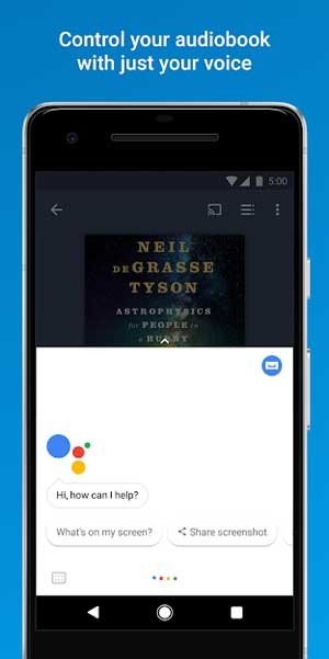 Điều khiển audiobook bằng giọng nói