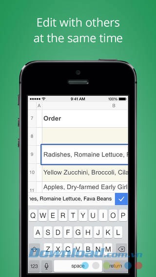 Google Sheets for iOS