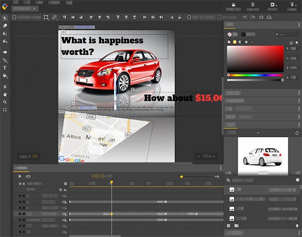 Giao diện trực quan, đa tính năng của Google Web Designer