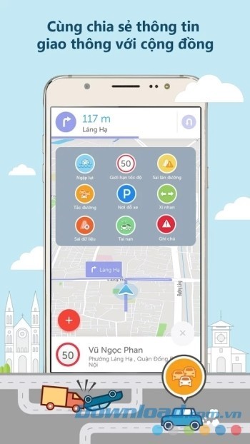 Cùng chia sẻ thông tin giao thông với cộng đồng