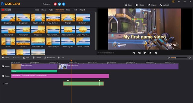 Chỉnh sửa video nhanh chóng, dễ dàng