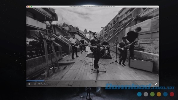GoPro VR Player cho Mac là phần mềm xem video 360 độ chuyên nghiệp
