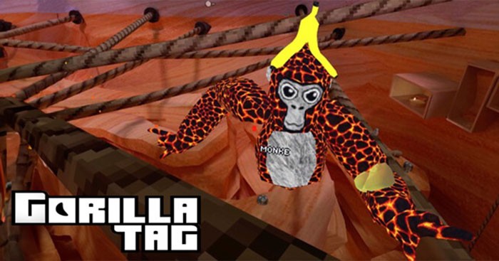 Bạn chơi trong vai một con khỉ đột trong game VR Gorilla Tag