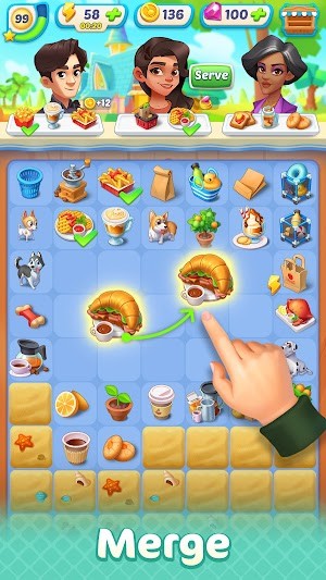 Hợp nhất đồ ăn để phục vụ khách hàng của bạn