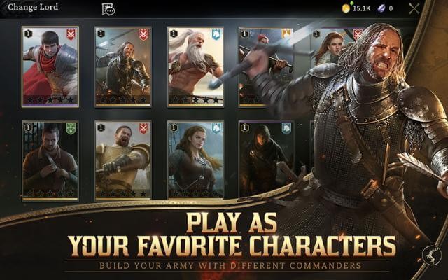 Chơi với các nhân vật nổi tiếng trong phim Game Of Thrones của HBO