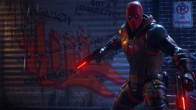 Game có bốn nhân vật có thể chơi được: Nightwing, Batgirl, Robin và Red Hood