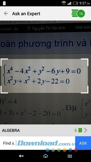Chụp ảnh vấn đề trên GotIt!