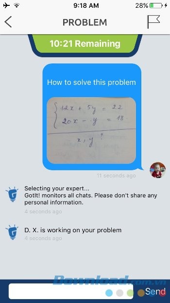 Kết nối với chuyên gia của GotIt!