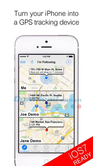 GPS Phone Tracker cho iOS
