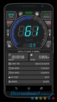 GPS Speed Pro cho Android có đồng hồ đo tốc độ chuyên nghiệp