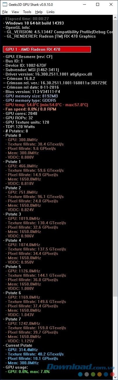 Xem thông tin chi tiết về ứng dụng GPU Shark miễn phí cho máy tính