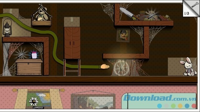 Vượt qua nhiều bài chơi giải đố khó khăn trong game trí tuệ Grab the Bottle cho máy tính, Mac và Linux