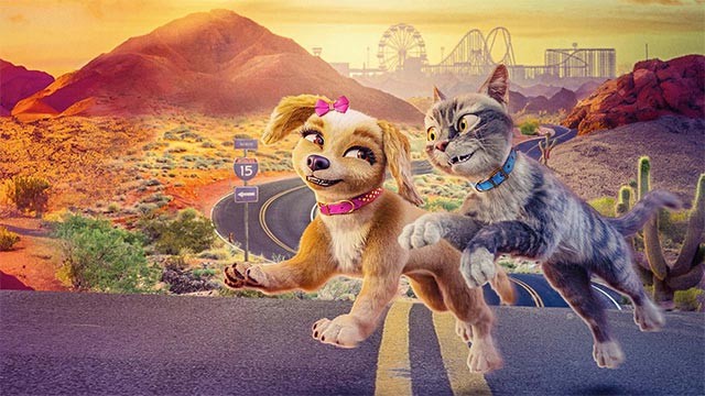 Gracie & Pedro: Pets to the Rescue! xoay quanh cuộc phiêu lưu của chó và mèo trên hành trình tìm đường về nhà