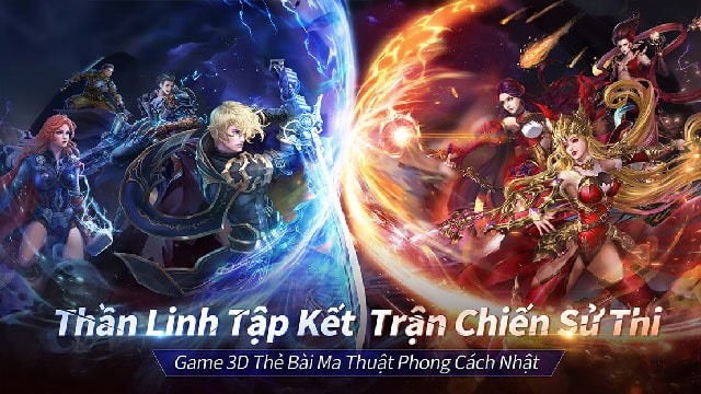 Game 3D thẻ bài ma thuật phong cách Nhật Bản